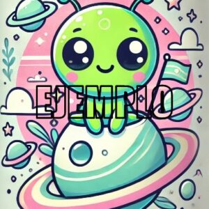 Descarga Imagen para Impresion en Taza "Extraterestre"